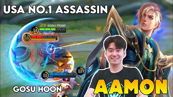 AAMON Nerfed ? USA NO.1 AAMON, Aamon One Shot Best Build By GOSU Hoon - Mobile Legends Bang Bang