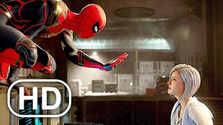 Spider-Man Has A Crush On Silver Sable Scene - Spider-Man No Way Home Movie Suit