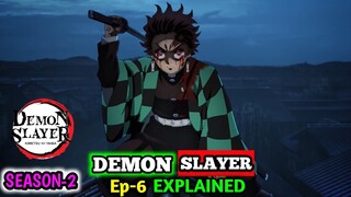 Demon Slayer Season 2 Ep-6 Explained in Nepali | Japanese Anime Entertainment District Arc