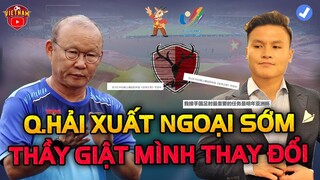 🔥Quang Hải Chốt Điểm Đến Đầy Bất Ngờ, HLV Park Giật Mình Đổi Phương Án 3 Cầu Thủ Cuối Cùng