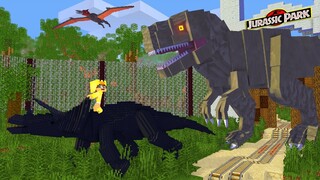 Monster School : Baby Brother in Jurassic Park - Minecraft Animation
