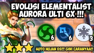 AURORA ULTI 6X !!! EVOLUSI ELEMENTALIST + BERSI SKILL 1 !! COMBO MAGIC CHESS UPDATE TERBARU 2022