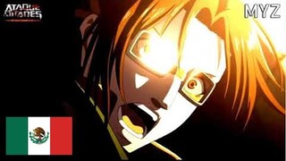 Hanji detiene a Mikasa/  muerte de Moblit  ESPAÑOL LATINO