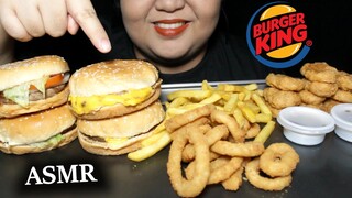 ASMR BURGER KING'S KING FEAST MEAL//NO TALKING//MUKBANG