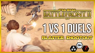 Battlefront 2 Duels With Blasters! 1 vs 1 Blaster Duels Battlefront 2 Gameplay