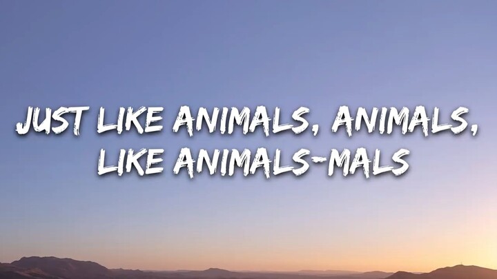 ANIMALS LYRICS