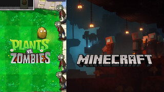 [Âm nhạc] Minecraft x Plants vs. Zombies - Chơi bowling?!