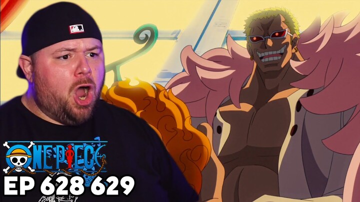 Doflamingo Resigns And Buggy The Warlord! One Piece Reaction | Episode 628 & 629