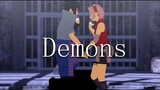 Demons【NARUTO MMD】SASUSAKU