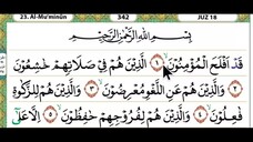 18 - Juz 18 Membaca Alquran Dengan Nada Pelan, Merdu, Dan Mudah Di Ikuti (by Tahsinul Quran & Doa)