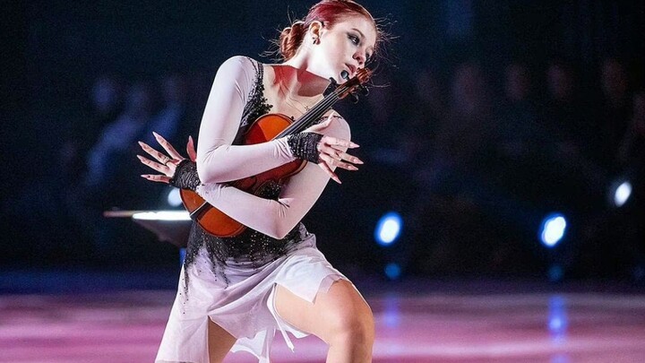 【特鲁索娃】成年女单为了找回四周跳摔了多少次？复盘莎莎2023年4月冰演勾手四周跳复健之路 4Lz 普组 Alexandra Trusova