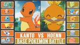 Base Pokémon Battle | KANTO vs HOENN
