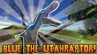 BLUE THE UTAHRAPTOR? | Playing as Garden Utah! | Roblox Prior Extinction