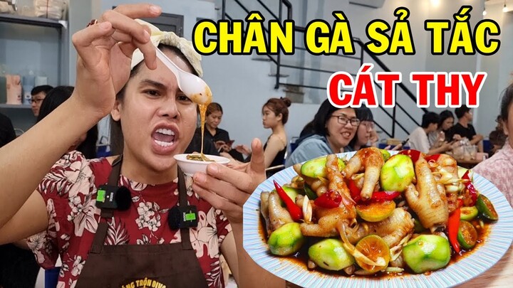 DIVA Cát Thy review Chân gà sả tắc tại quán Bánh tráng trộn - Ẩm thực Cha Rồng