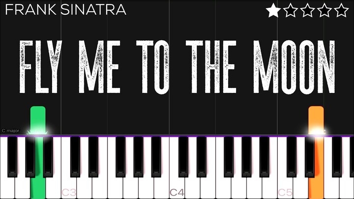 Frank Sinatra - Fly Me To The Moon | EASY Piano Tutorial