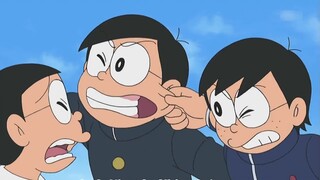 Đôrêmon: Ba thế hệ Nobita chiến đấu với nhau trong cùng một khung hình. Nobita cảm thấy nhẹ nhõm khi