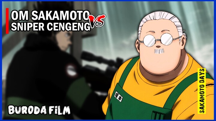 OM SAKAMOTO VS SNIPER PRO PLAYER - ANIME RECAP SAKAMOTO DAYS