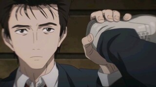 Izumi Shinichi, yang melakukan serangan balik karena small right, Parasyte -the maxim-