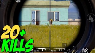 MINI 14 vs AWM | SOLO SQUAD | PUBG MOBILE