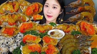 [ONHWA] Kepiting kecap + suara kunyah udang kecap!🦀 Aku sangat suka kepiting kecap!