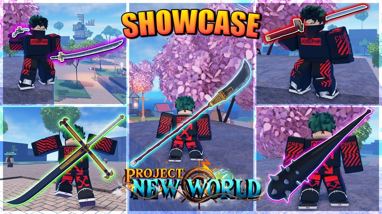 All Devil Fruit SHOWCASE on Project New World - BiliBili