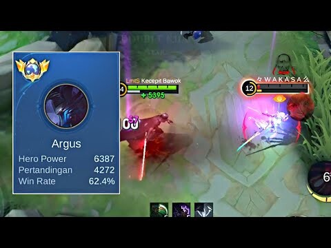 SOK SOK AN MAU NGELOCK GW GW LOCK BALIK AUTO KENA MENTAL!! - GAMEPLAY TOP 1 GLOBAL ARGUS - MLBB