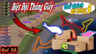 THỬ THÁCH CÂU "20 CÁ HIẾM" CỦA "BIỆT ĐỘI THÙNG GIẤY" | PLAY TOGETHER | QUÍ KA