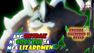 Ang Resbak ni Cocytus sa mga Lizardmen | Overlord II Recap (Part-Three) | Episode 5