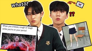 Can Korean boys know 'STRUGGLES ONLY GIRLS WILL UNDERSTAND'?