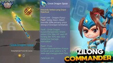 COMMANDER  ZILONG SKILLNYA CUMANG 1 TAPI BISA DI BAWA KE DALAM GAME - MOBILE