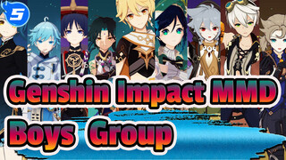 [Genshin Impact MMD] Boys' Group BOOM!_5