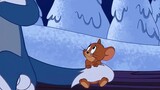 Tom dan Jerry: Takut Jerry kedinginan, Tom menggunakan ekornya untuk menghangatkan Jerry.