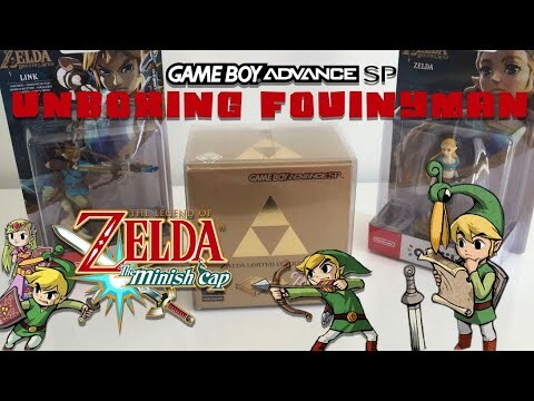 UNBOXING RETRO GEEK 2 [ ASMR ] /  CONSOLE ZELDA GBA SP MINISH CAP ( Gameboy advance sp)