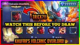 TRICK! HOW TO GET KHUFRA EPIC SKIN "VOLCANIC OVERLORD" IN EPIC SHOWCASE EVENT - Mobile Legends
