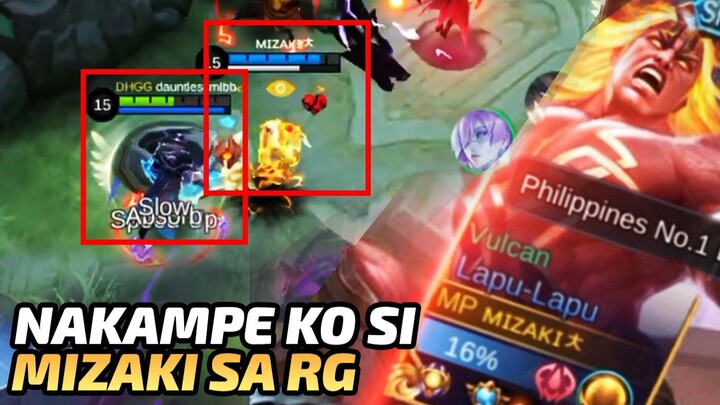 nakampe ko si mizaki sa rank game