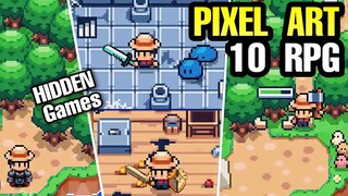 Top 10 NEW HIDDEN PIXEL ART Action RPG Games for Android & iOS You Must Know and play (OFFLINE & ON)