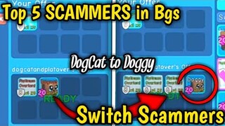 TOP 5 SCAMMERS IN BUBBLEGUM SIMULATOR! (ROBLOX)