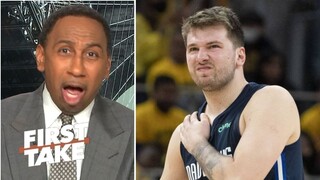 First Take| Stephen A. reacts to Luka Doncic’s heroics not enough as Mavs fall to Warriors in Game 3