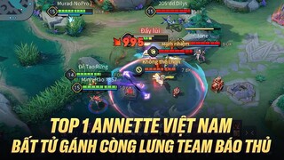 TOP 1 ANNETTE GÁNH CÒNG LƯNG CÁI TEAM BÁO THỦ TRÊN RANK CHIẾN TƯỚNG VIỆT