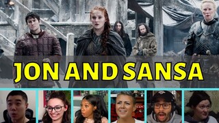 Reactors Reaction to SANSA and JON Reunion at the Wall | Game of Thrones 6x4 | Book of the Stranger