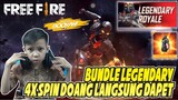 WOW! 4x SPIN DOANG LANGSUNG DAPET SKIN LEGENDARY 3 SKILL PERUBAHAN - GARENA FREE FIRE