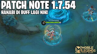 FRAGMENT SHOP UPDATE, HANABI BUFF, KARRIE NERF LAGI, ALPHA BUFF, JULIAN BUFF - PATCH NOTE 1.7.54