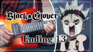 Black Clover Ending 13 Guitar Cover Beautiful by TREASURE Black Clover ED 13 Instrumental