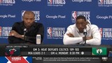 "We're going to NBA Finals" - Jimmy Butler & Bam Adebayo after helping Heat beat Celtics in game 3