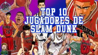 Top 10: Los mejores jugadores de Slam Dunk (ANIME)