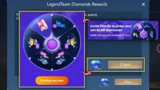 NEW LUCKY DIAMONDS DRAW EVENT! GET UP TO 300 DIAMONDS FOR FREE FROM LEGENDTEAM APP THIS JULY 2022