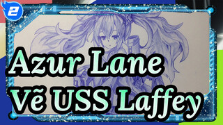 [Azur Lane] Vẽ USS Laffey với bút bi_2