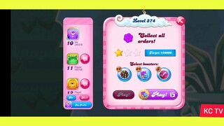 CANDY CRUSH SAGA LEVEL 374 (NEW VERSION)
