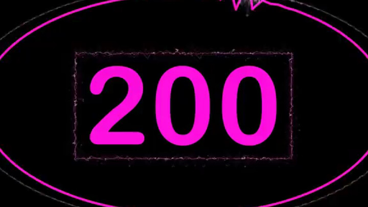 4K 200秒闪电倒计时素材