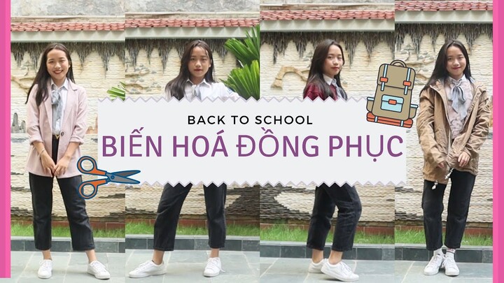 BACK TO SCHOOL 📚| 6 CÁCH NÂNG CẤP ĐỒNG PHỤC HỌC SINH 💕| BY BLING